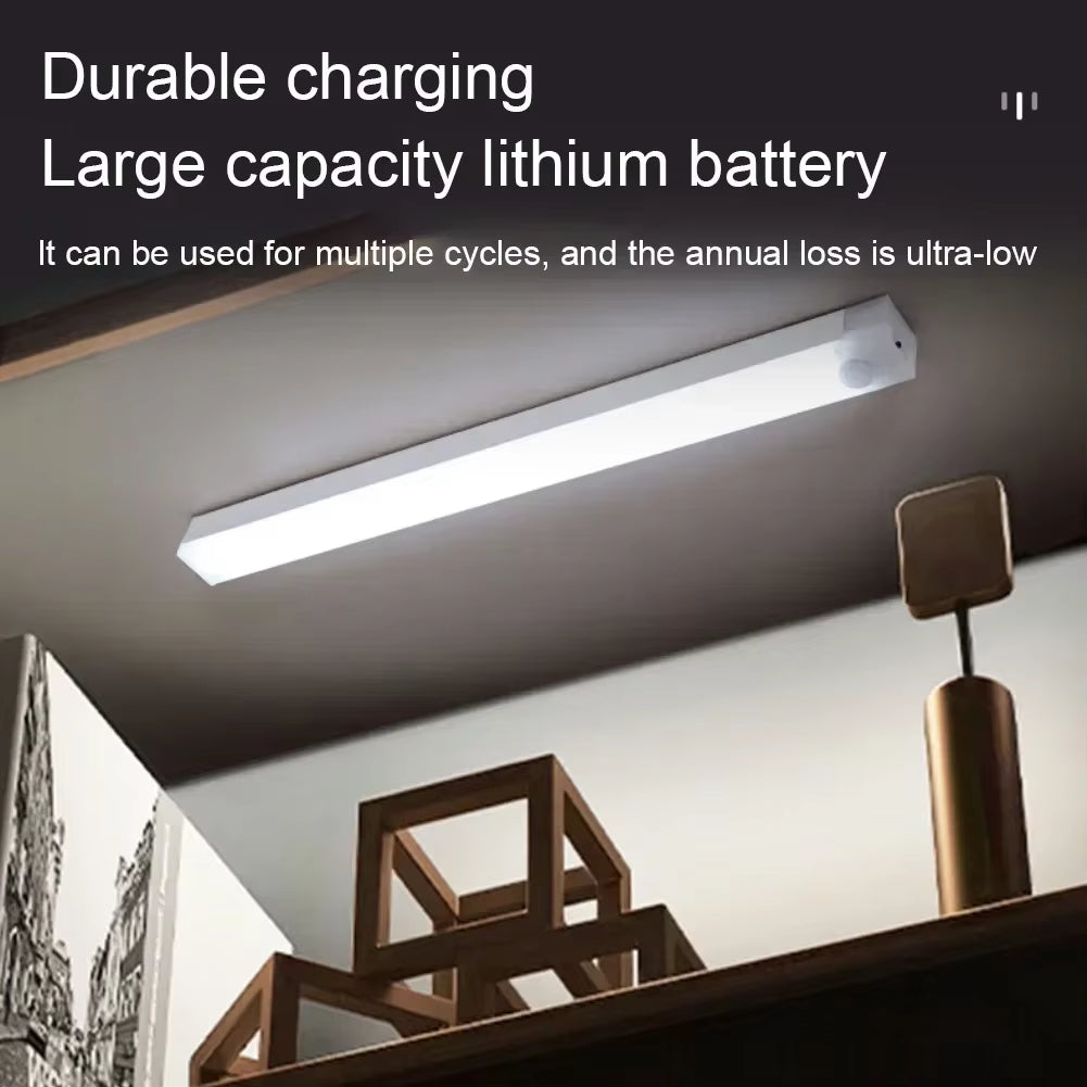 Led-Balkenlichter, USB Wiederaufladbar, Bewegungsmelder, Nachtlicht, Tragbare Induktionsschrankleuchte Für Küche, Zimmer Für Kleiderschrank, Flur