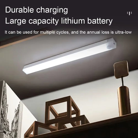 Led-Balkenlichter, USB Wiederaufladbar, Bewegungsmelder, Nachtlicht, Tragbare Induktionsschrankleuchte Für Küche, Zimmer Für Kleiderschrank, Flur