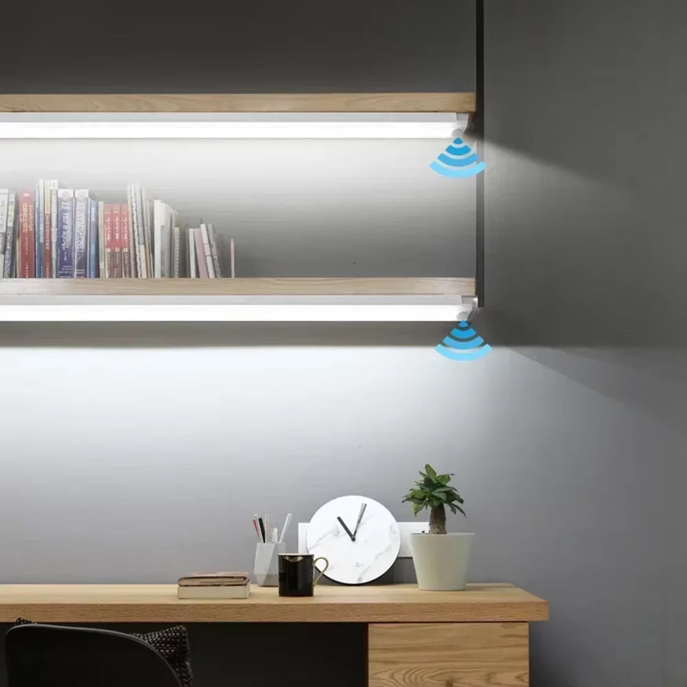 Led-Balkenlichter, USB Wiederaufladbar, Bewegungsmelder, Nachtlicht, Tragbare Induktionsschrankleuchte Für Küche, Zimmer Für Kleiderschrank, Flur